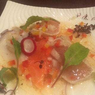 タコ サーモン メカジキの刺身レシピ 作り方の人気順 簡単料理の楽天レシピ